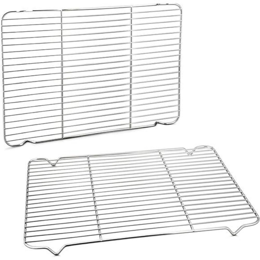 P&P CHEF Baking Rack Cooking Rack Set of 2-16.6''x11.5", Stainless Steel Wire